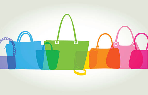 Kai's Bag Bar colorful handbag banner